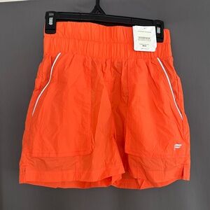 NWT Fabletics Passion Orange Shorts